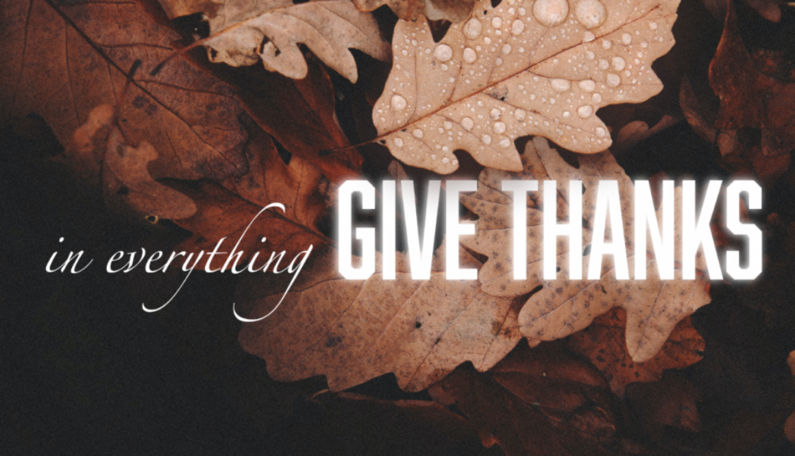 Give thanks (only)