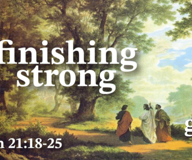 finishing strong