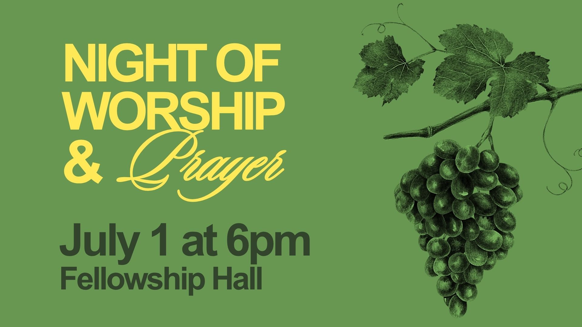 Night of Prayer and Worship (Summer at CU) 2026